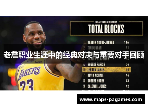 老詹职业生涯中的经典对决与重要对手回顾